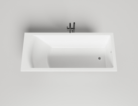 Ванна из литьевго мрамора Salini CASCATA 104213G 180х80 встраиваемая прямоугольная с ножками